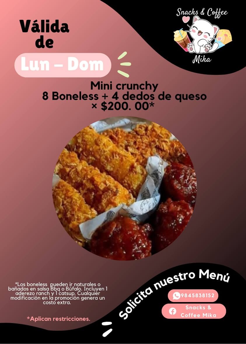 Comida Rápida Y Alitas Crujientes