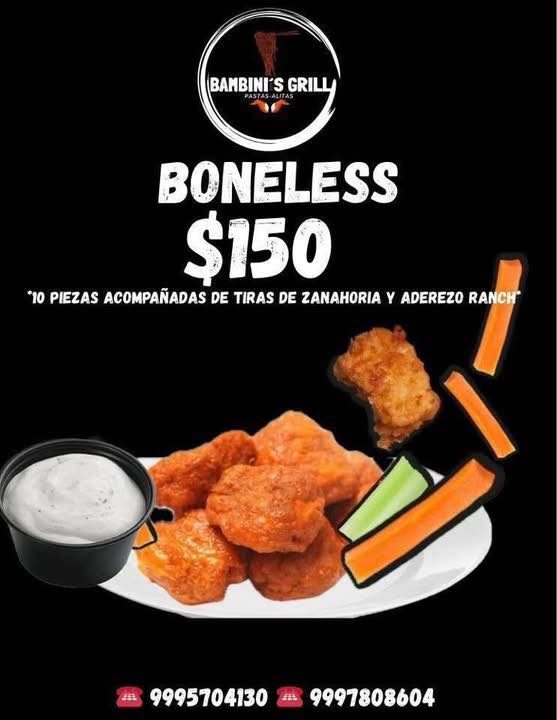 Bambini's Grill - Alitas Crujientes