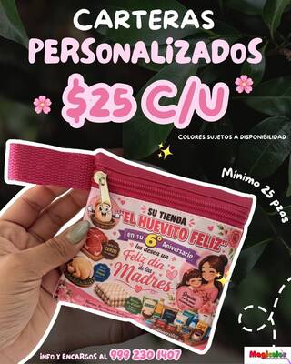 Carteras Personalizadas en Mérida — Fidel Velázquez