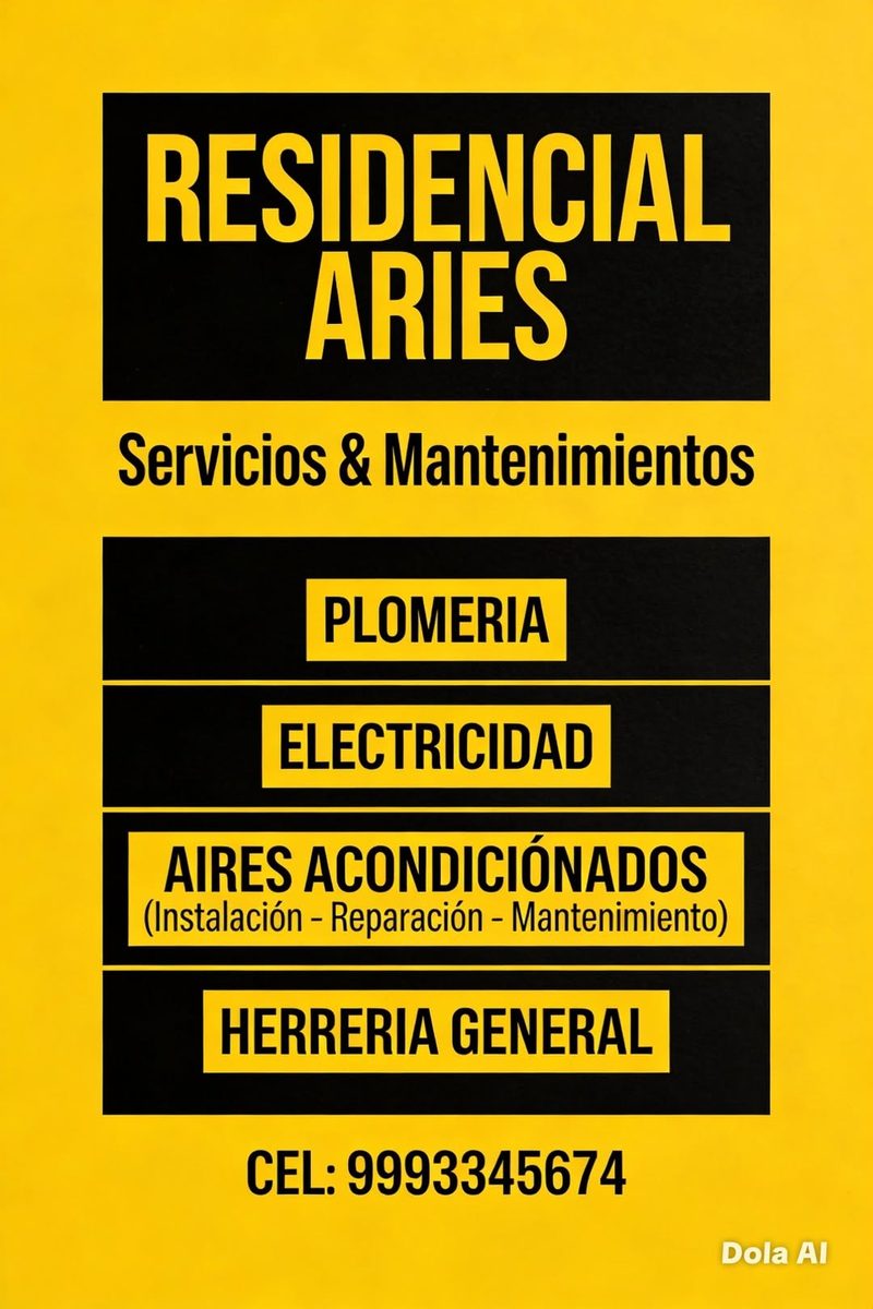 Residencial Aries - Servicios Técnicos