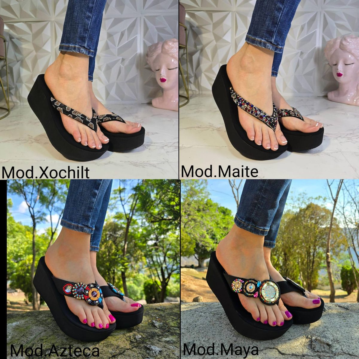 Sandalias Turquesa Boutique — Díaz Ordaz