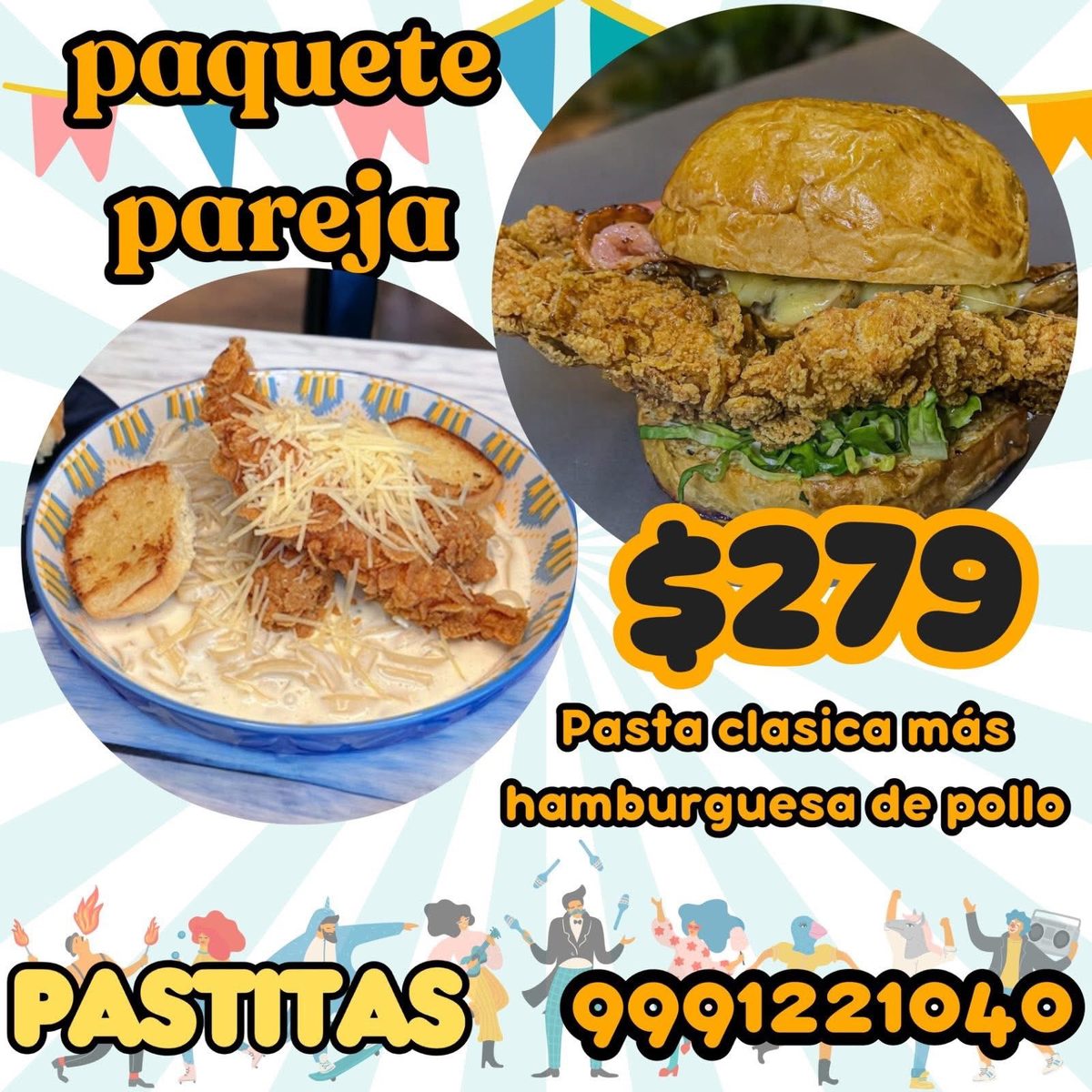 PASTITAS - Hamburguesas, Pastas y Alitas