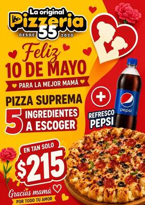 Pizzas Promocionales Para Mamá — Fidel Velázquez