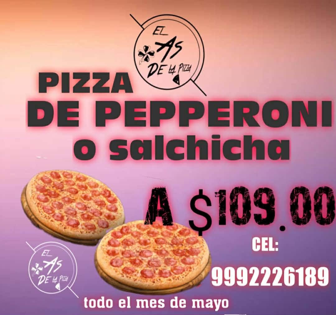 Pizzas en El As DE la Pizza