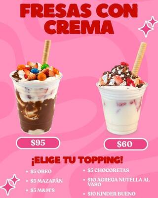 Postres y Fresas con Crema — Fidel Velázquez