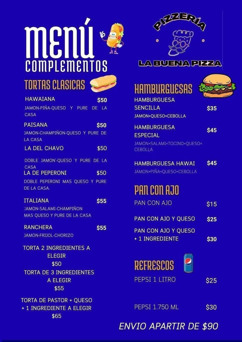 Pizzería Entrega Domicilio en Emiliano Zapata