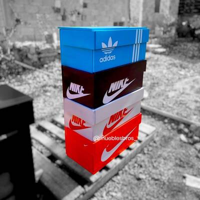 Cajas de zapatero estilo caja de tenis, Diseño personalizado por Danae KB — Pensiones