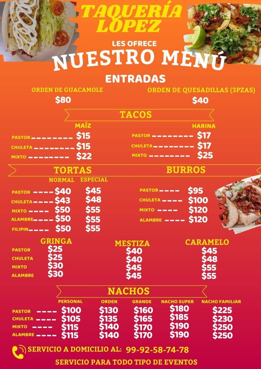 Taquería López - Tacos al pastor y chuleta