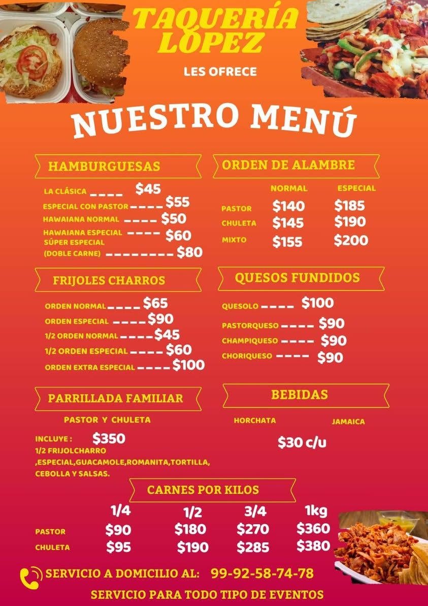Taquería López - Tacos al pastor y chuleta