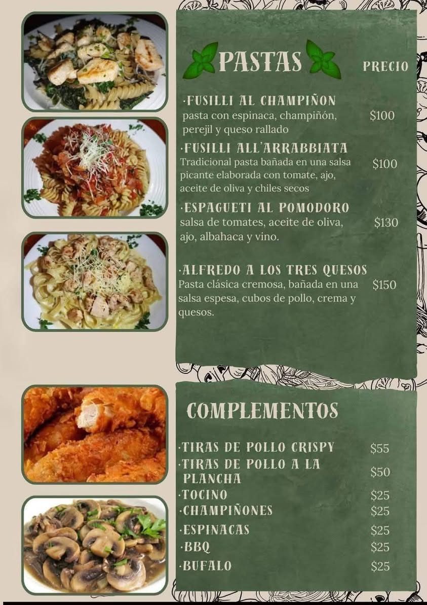 Pastas y Tenders a Domicilio