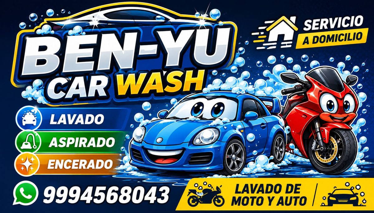 BEN-YU CAR WASH - Lavado de Vehículos a Domicilio