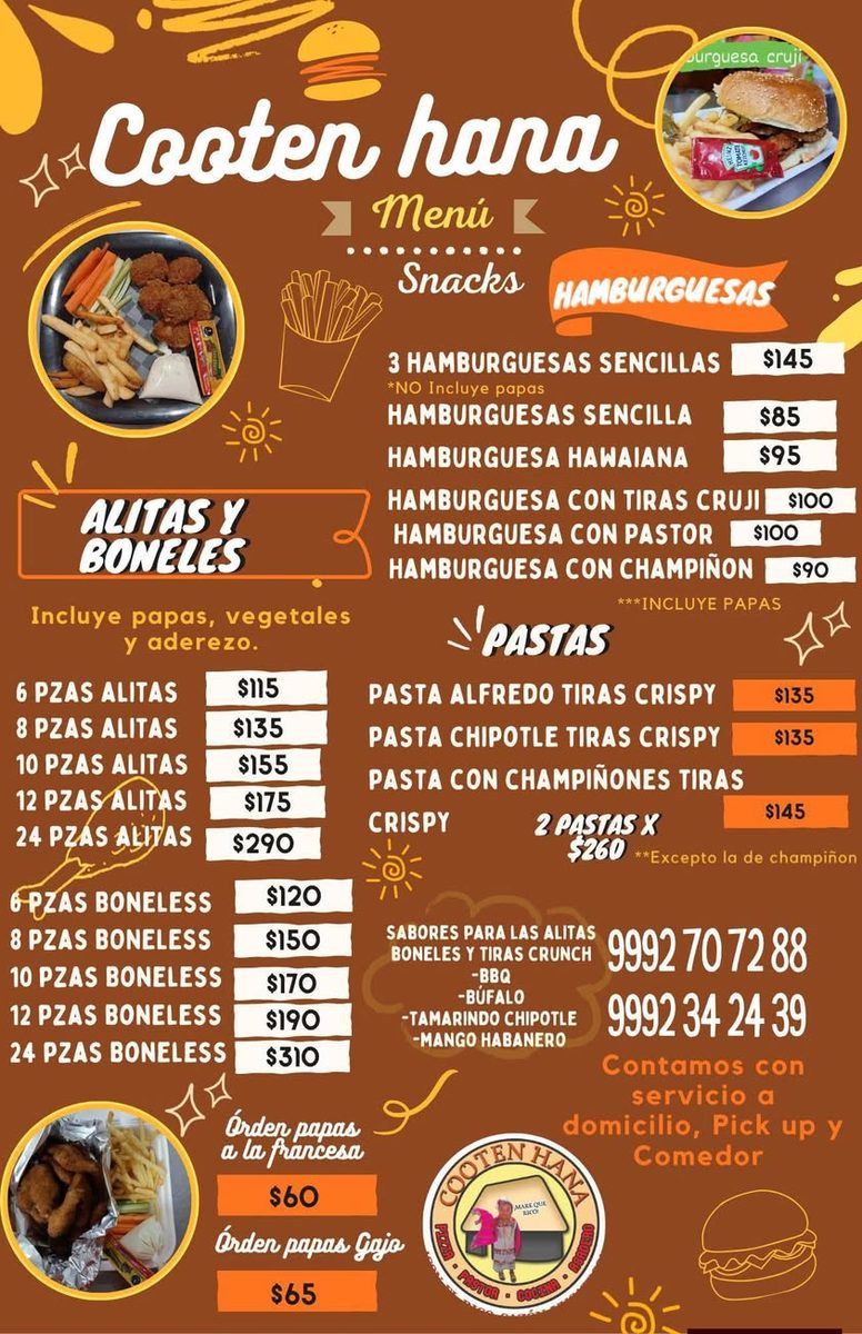 Cooten Hanna: carnes al pastor, asado, árabe, pizzas y más