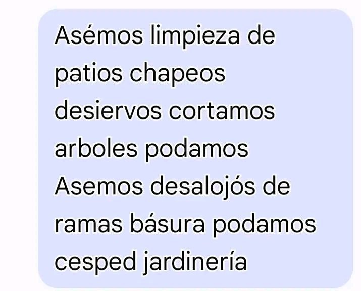 Limpieza de Patios y Jardinería