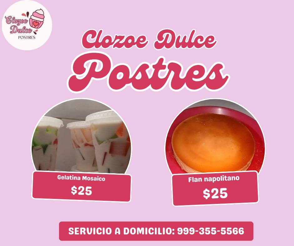 Clozoe Dulce Postres Y Antojitos