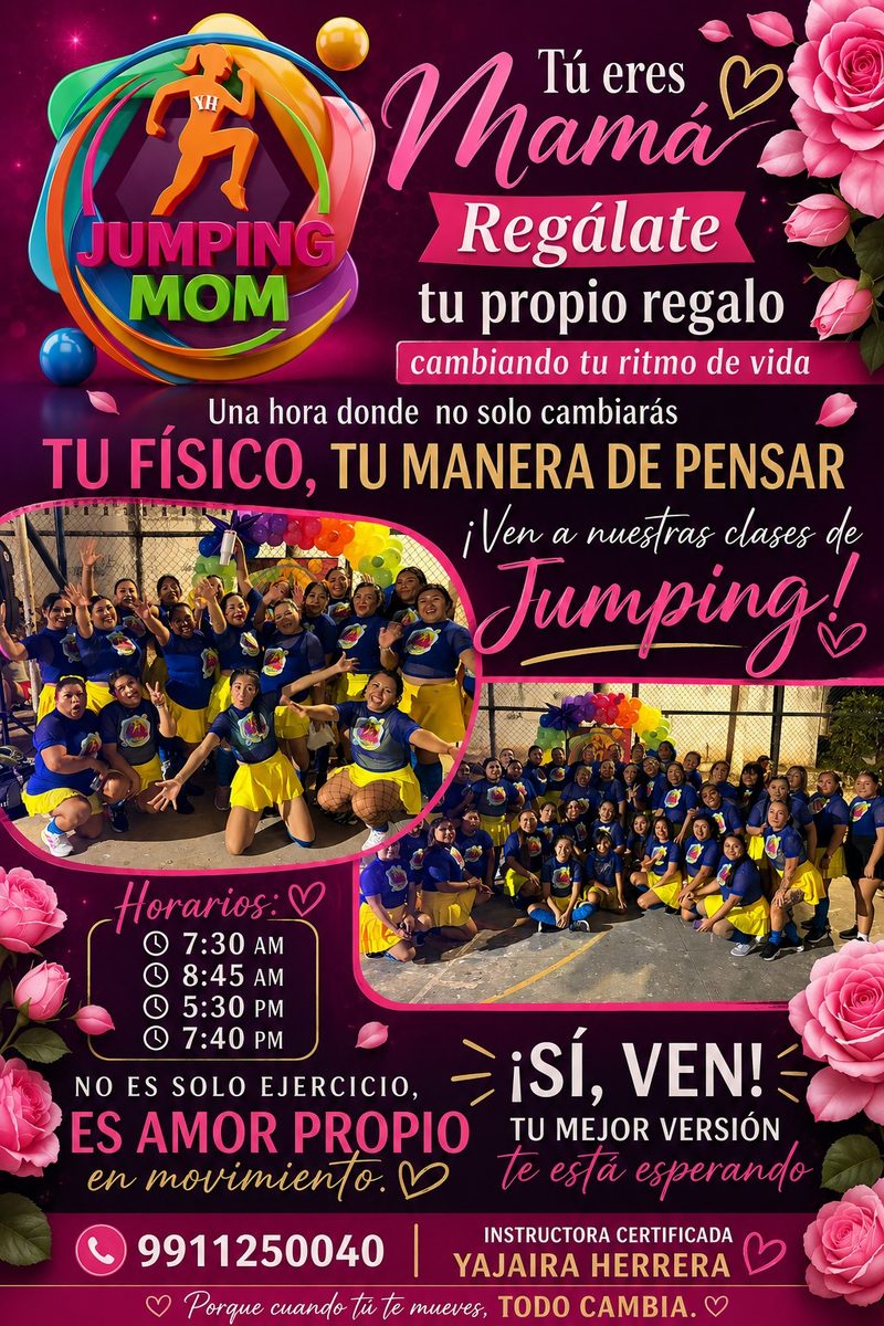 Clases de Jumping para Mamás y Mujeres, Mejora tu cuerpo y autoestima
