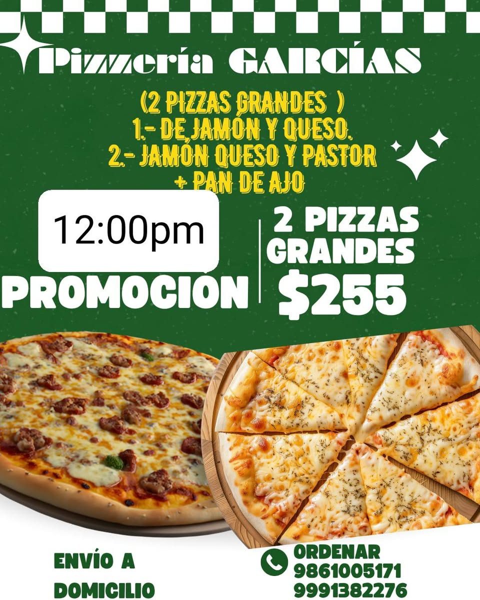 Pizzería García - Pizzas Y Comidas