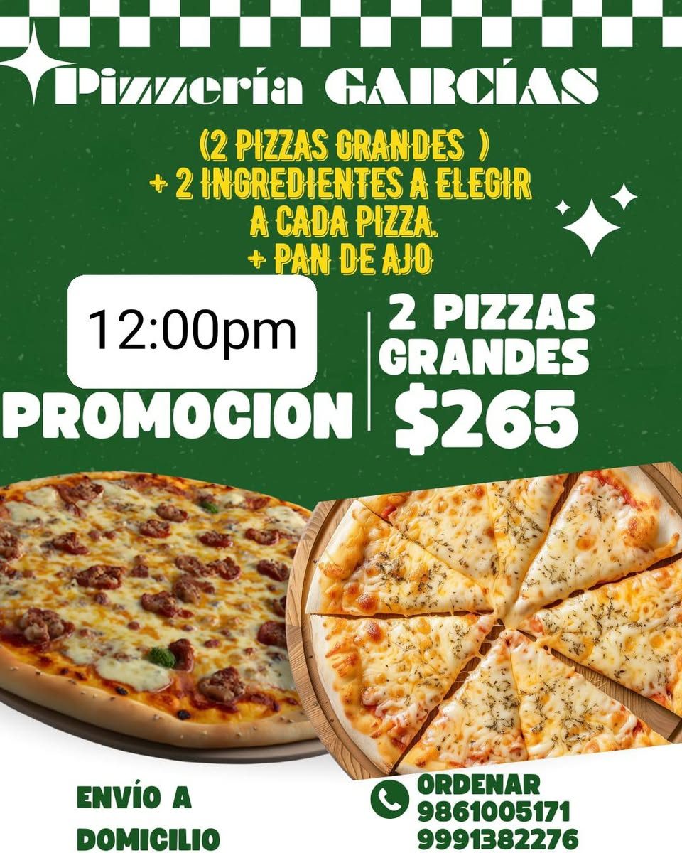 Pizzería García - Pizzas Y Comidas