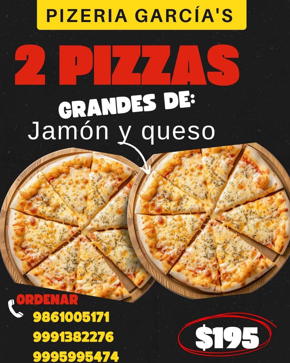 Pizzería García - Pizzas Y Comidas