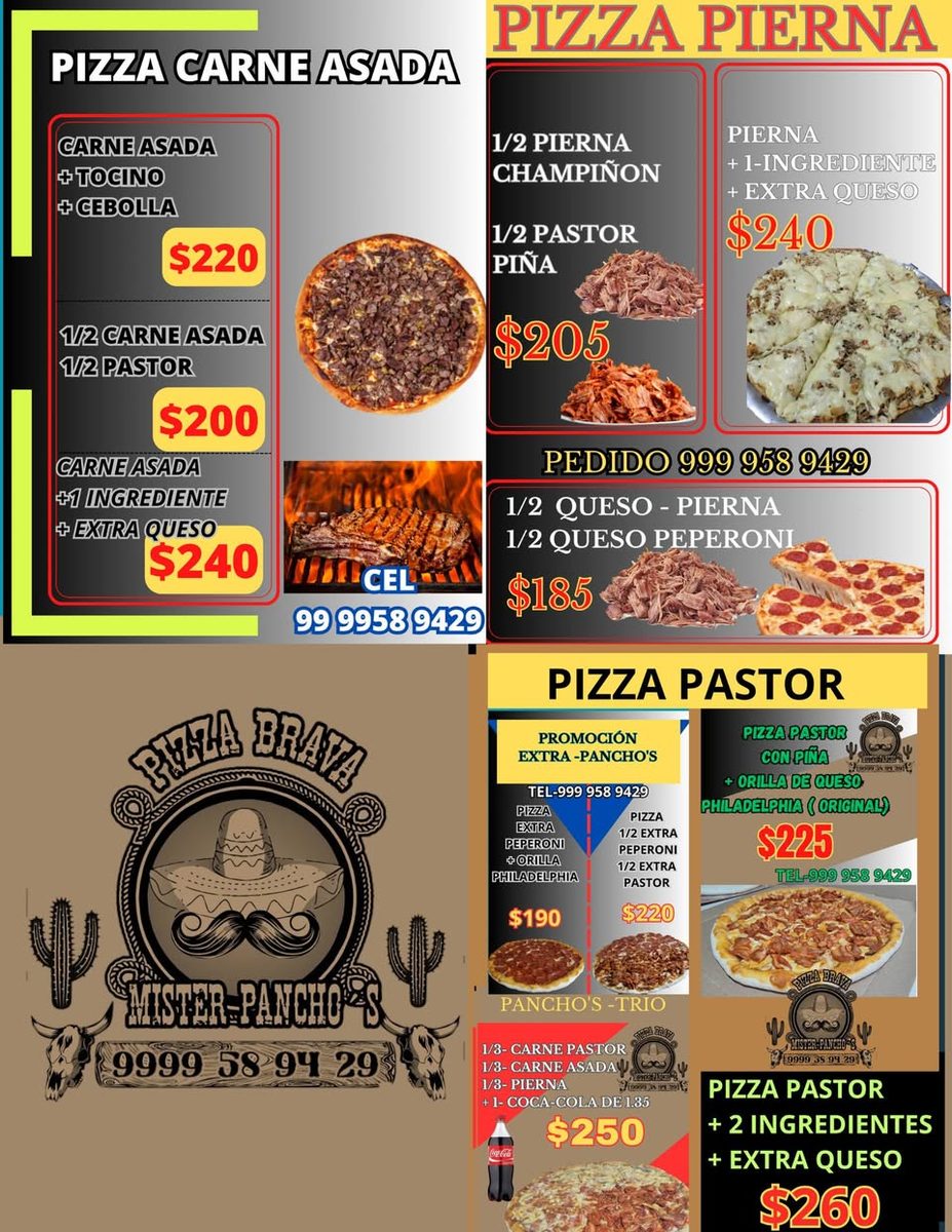 Pizza Brava de Mister Pancho's: Promo Día de la Madre