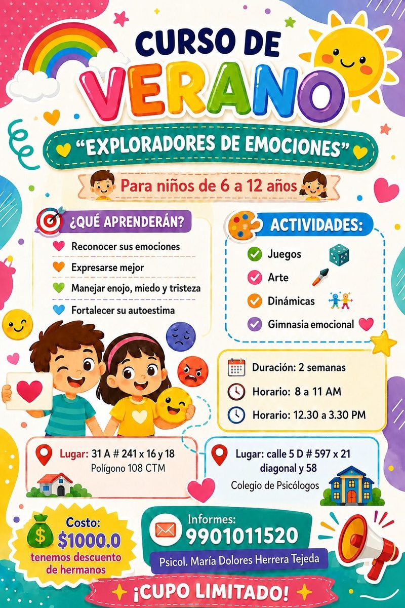 Curso de Verano para Niños — Díaz Ordaz