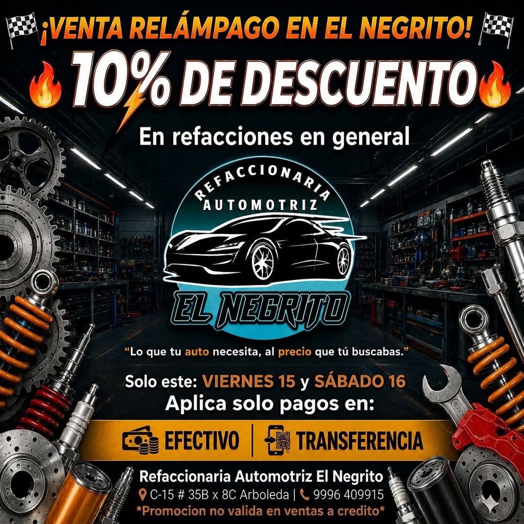 Refaccionaria El Negrito — Kanasín