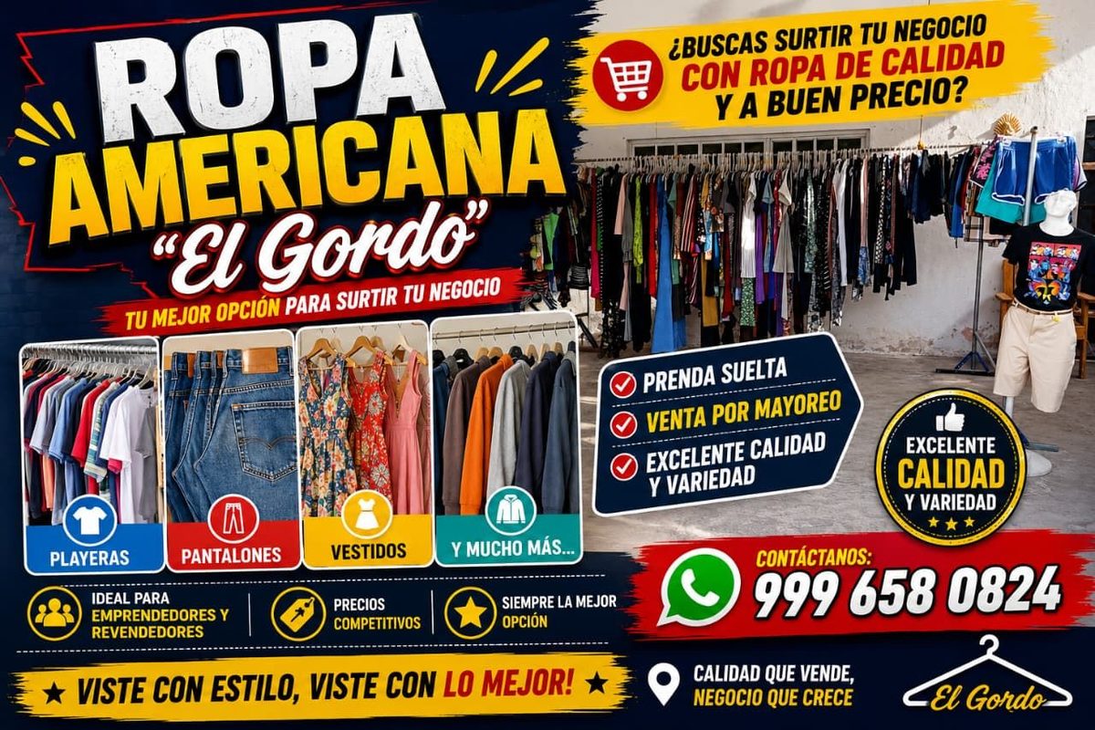 Ropa Americana El Gordo — Kanasín