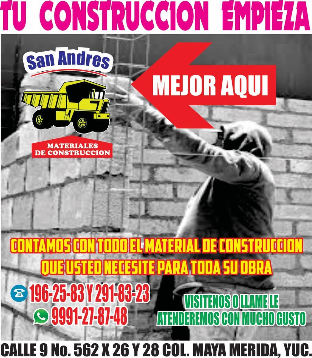 Materiales San Andrés - Construcción — Díaz Ordaz