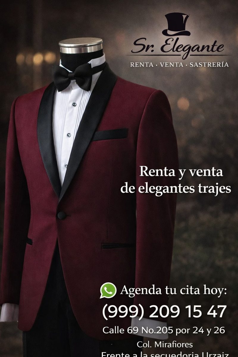 Sr. Elegante - Trajes — Kanasín