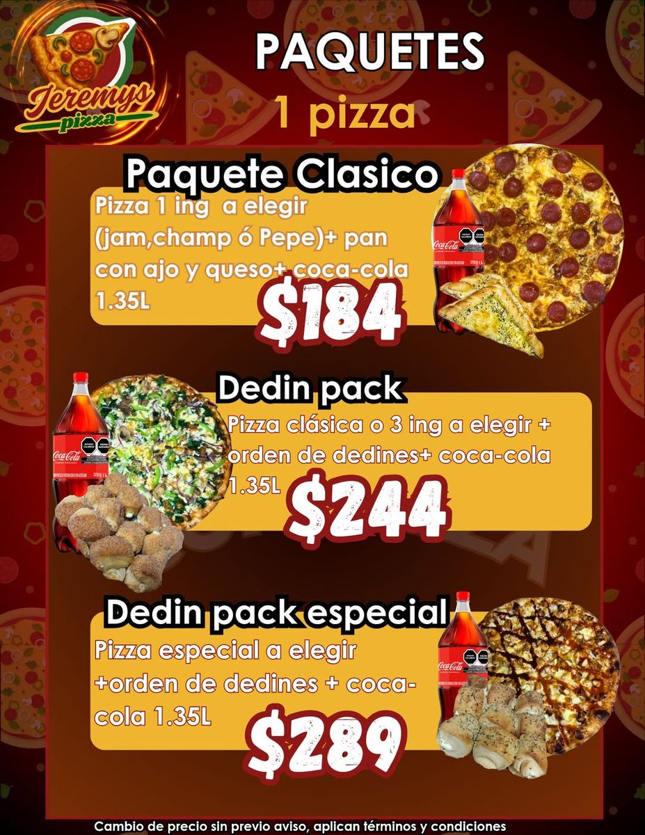Pizzas a Domicilio — Díaz Ordaz