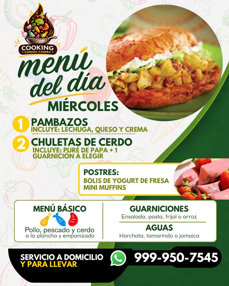 Cocina Económica a Domicilio — Díaz Ordaz