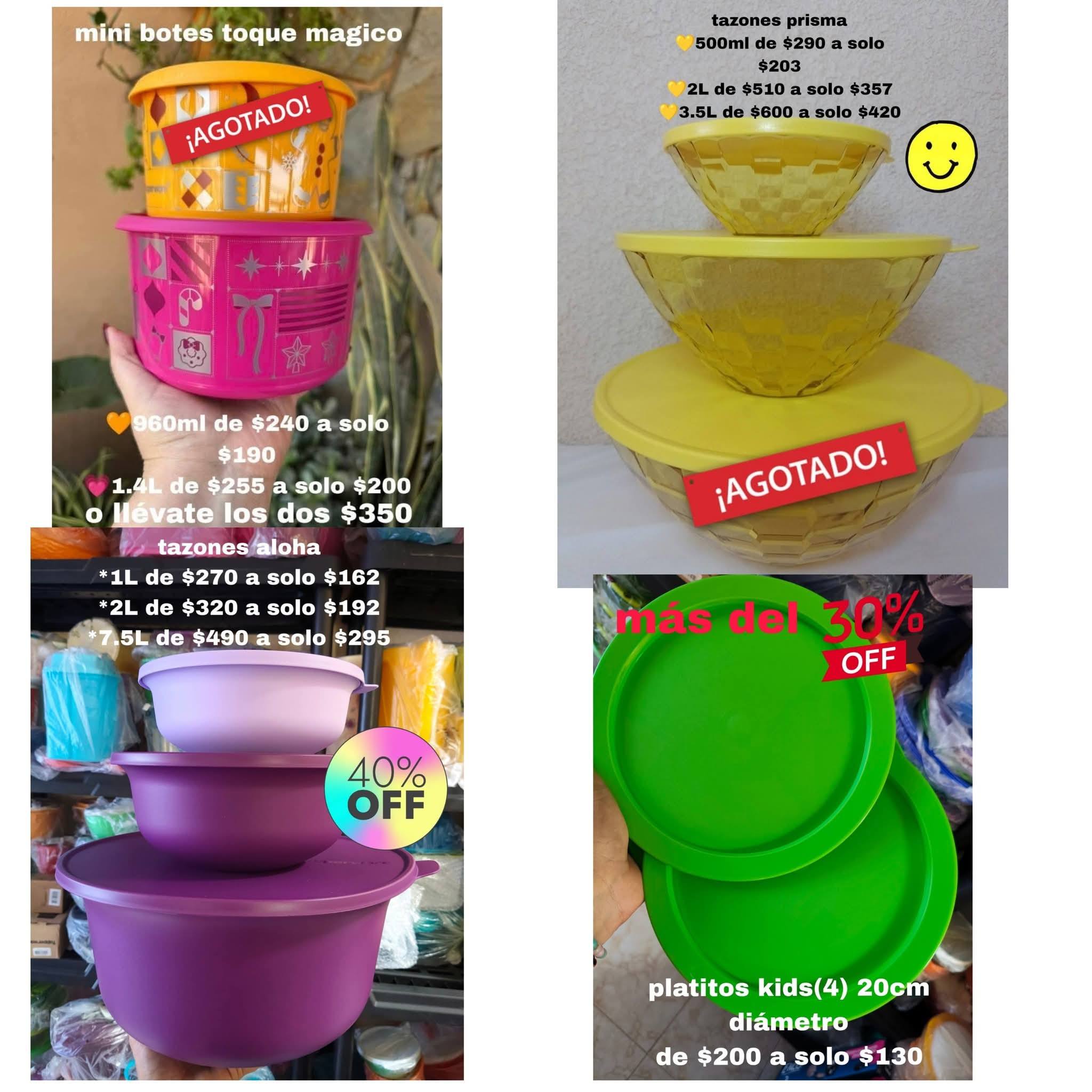Ofertas y productos en TUPPERWARE con grandes descuentos en Yucatán