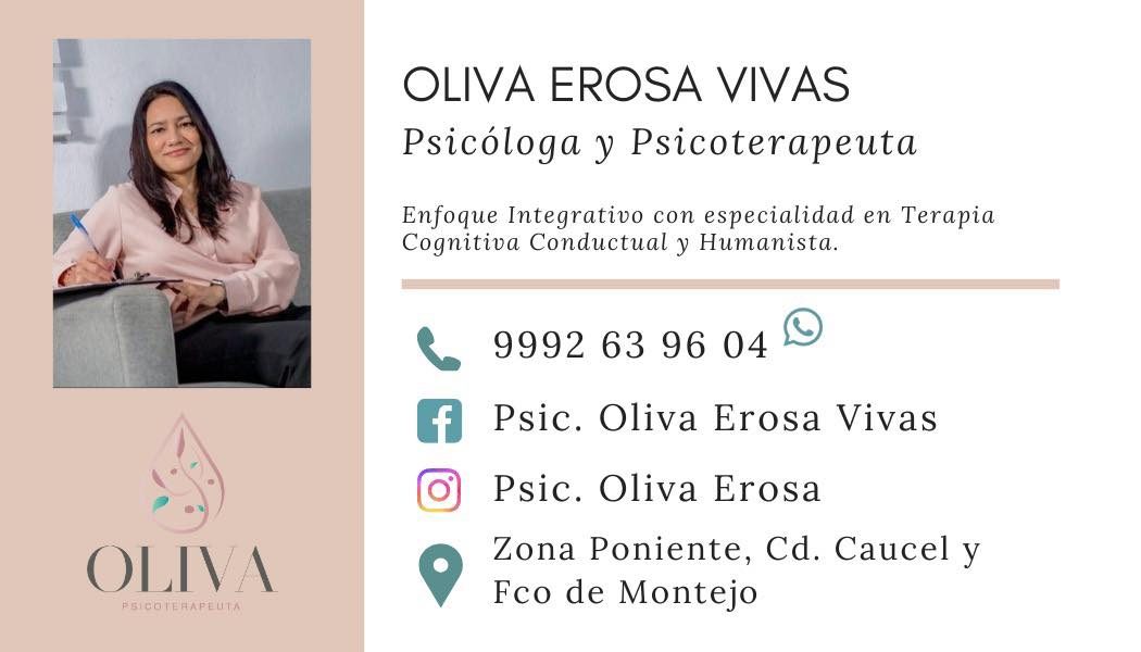 Oliva Erosa Vivas, Psicóloga