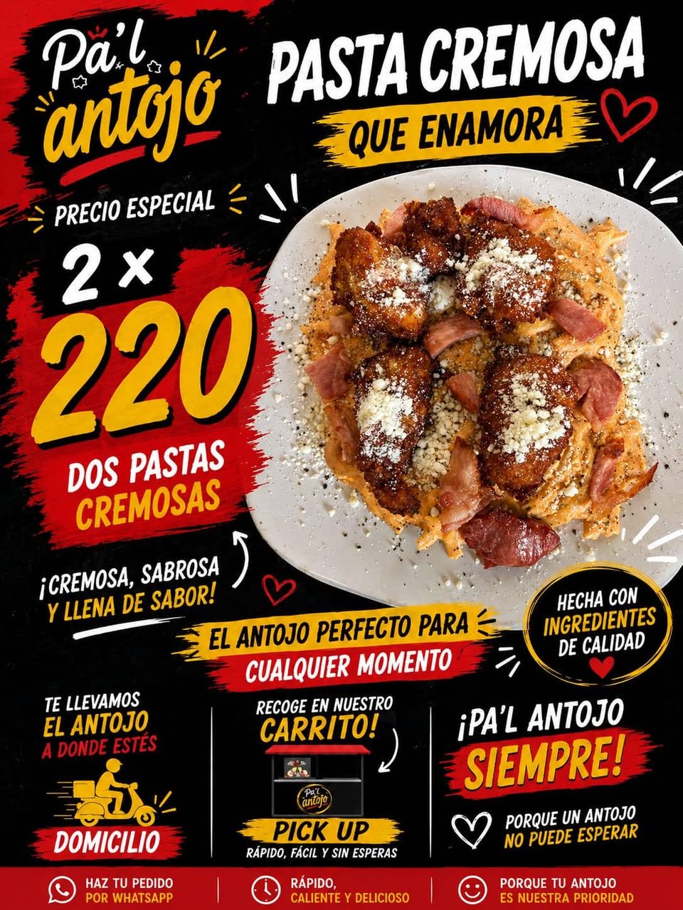 Pal Antojo: Mexican Food estilo Tex-Mex con Kemonitas y Hamburguesas