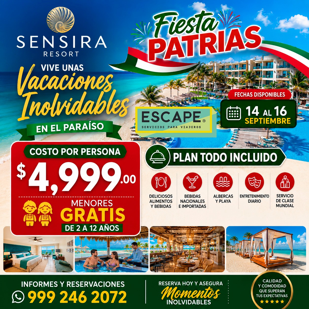 Paquetes de Lujo Todo Incluido: Iberostar Riviera Cancún y Sensira Resort & Spa
