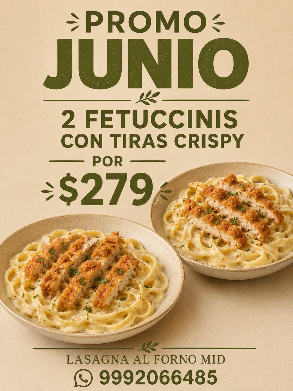 Pastas, Paninis y Pizzas en Francisco Montejo