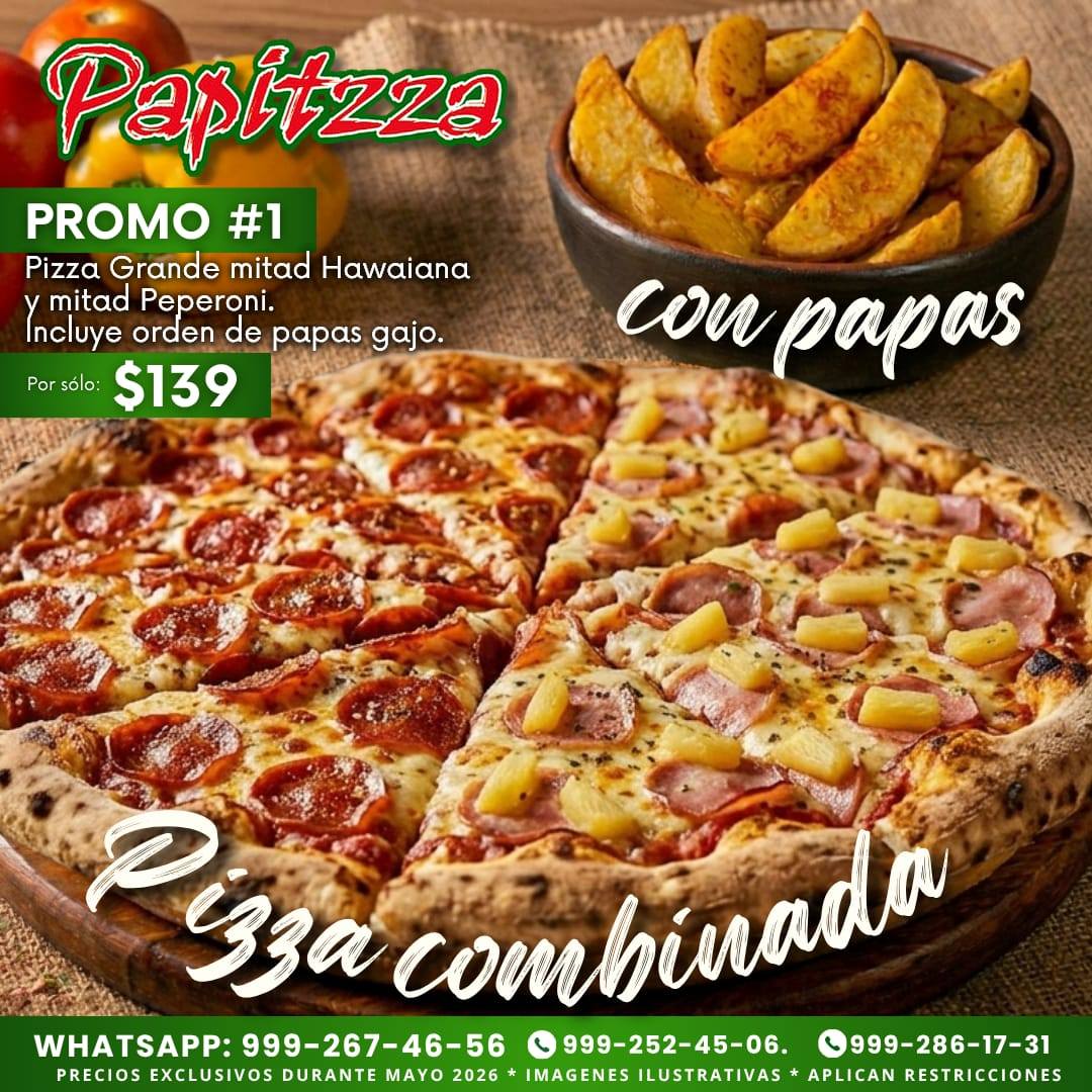 Pepitzza: Promo Exclusiva de Mayo con Pizza Grande Hawaiana y Peperoni