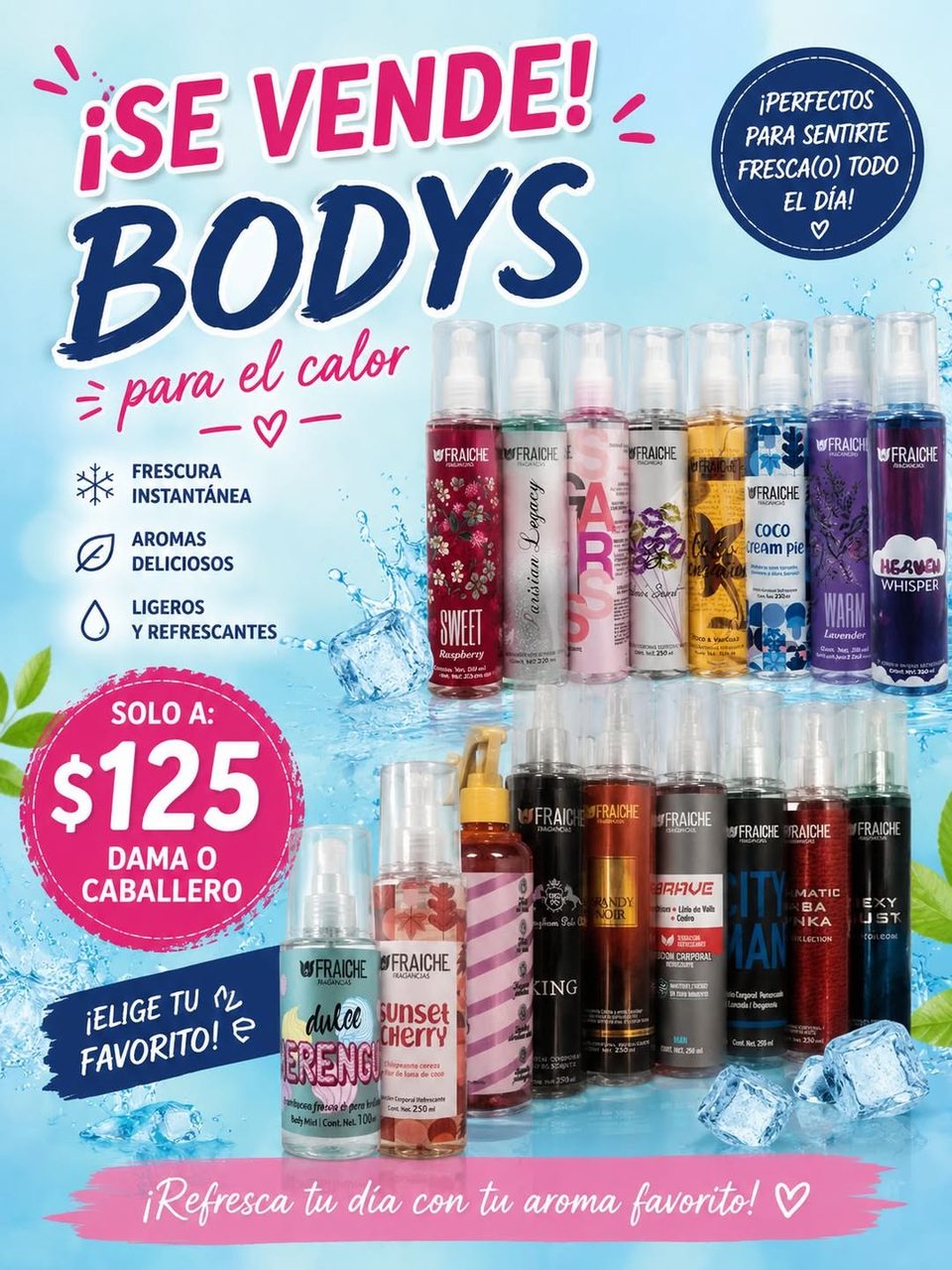 Perfumes Witfrade - Bodys frescos