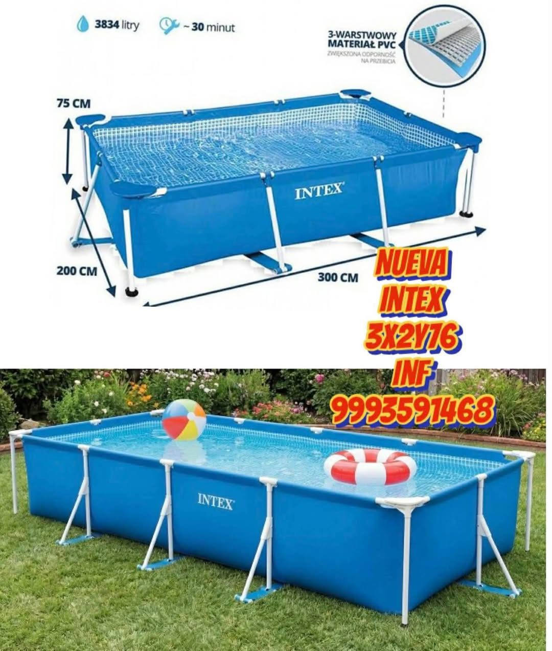 Piscinas Intex — San José Tecoh