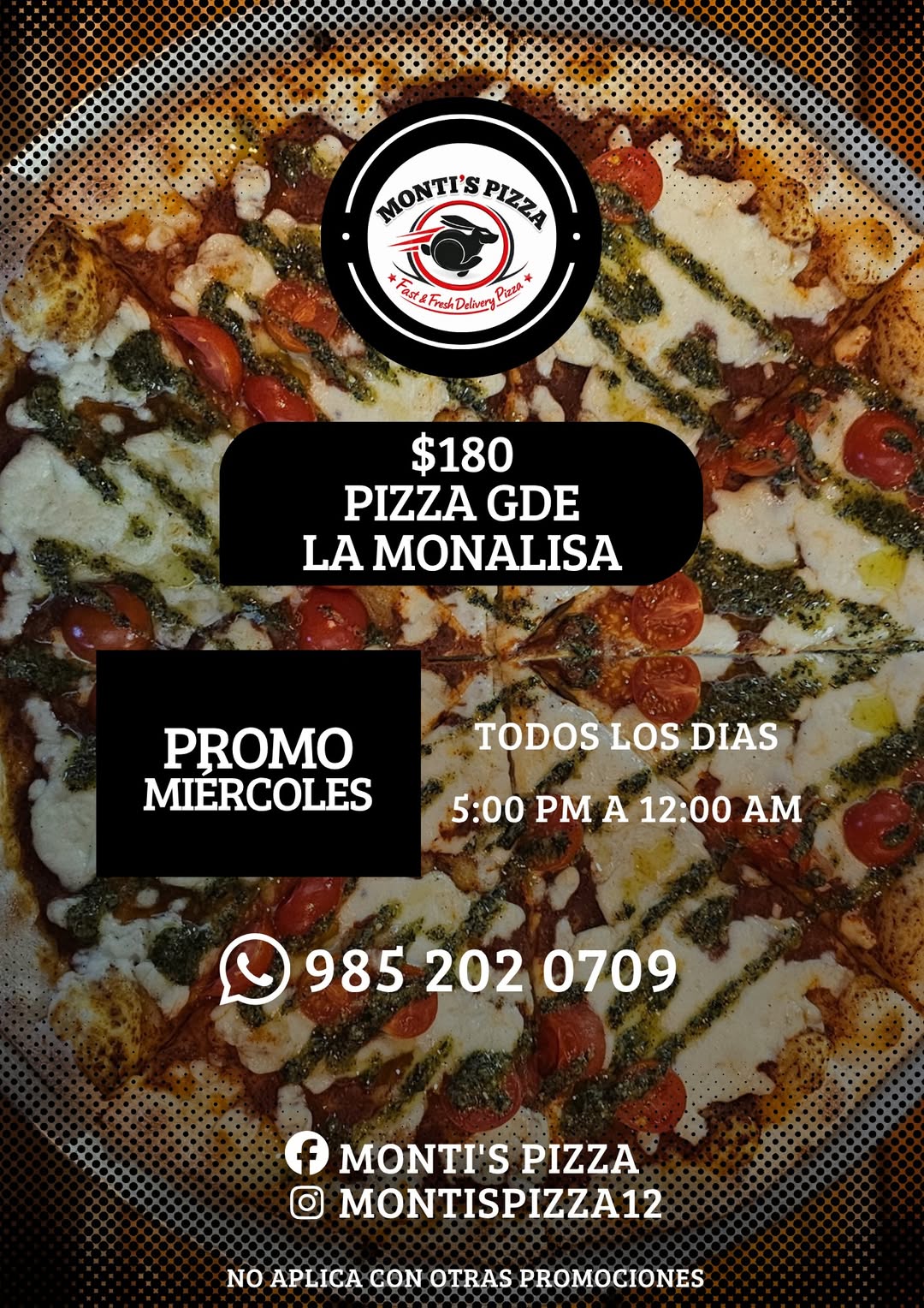 Pizza Monalisa en Promoción