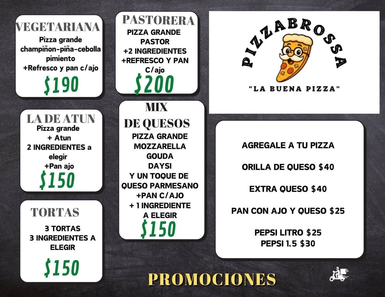 Pizzas Especiales