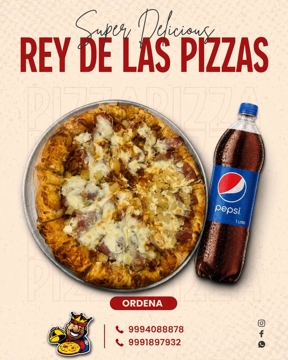 Pizzería El Rey De Las Pizzas - Pizzas y Más