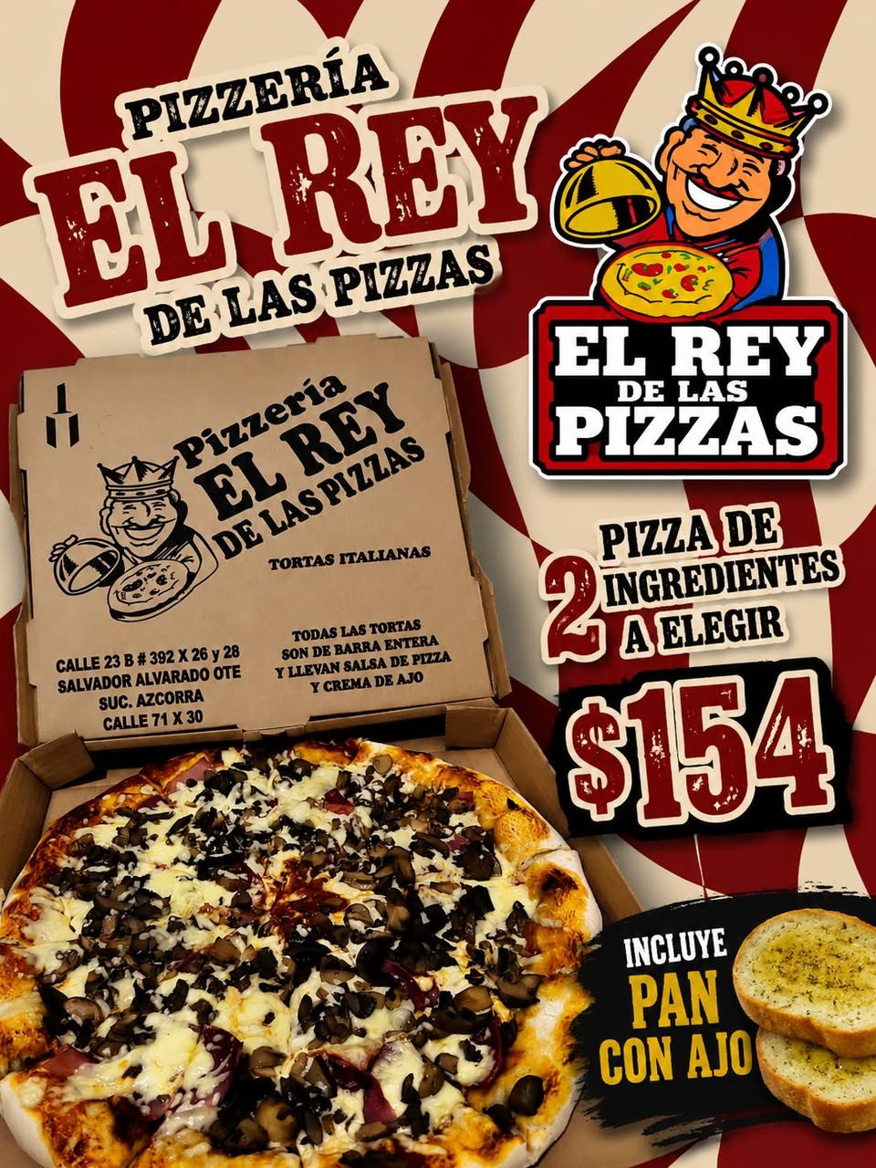 Pizzería El Rey De Las Pizzas - Pizzas y Más