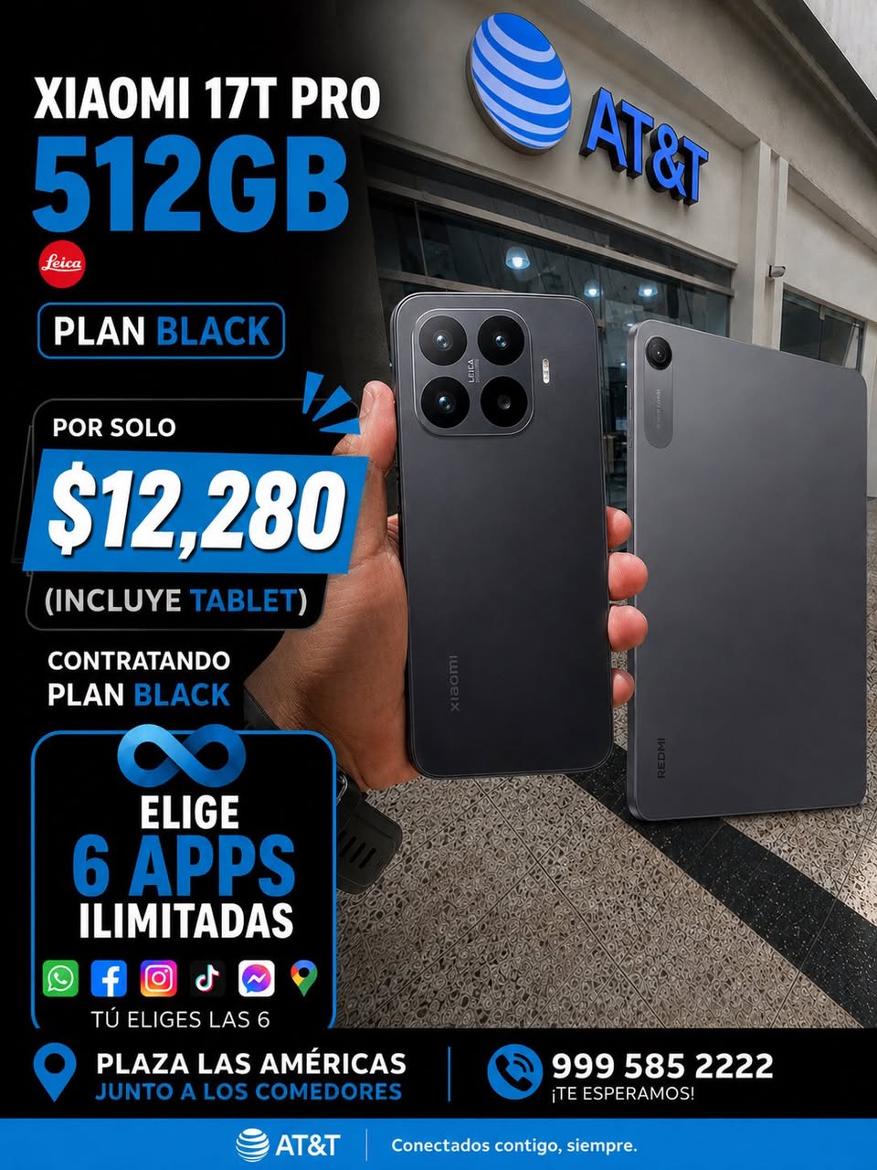 Plan AT&T Premium con iPhone 17