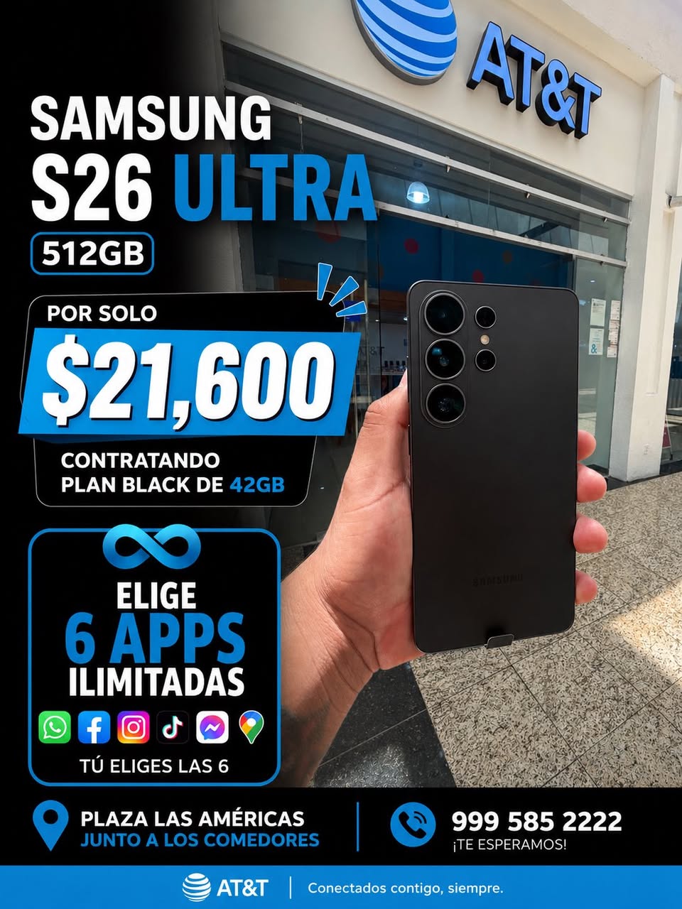 Plan AT&T Premium con iPhone 17