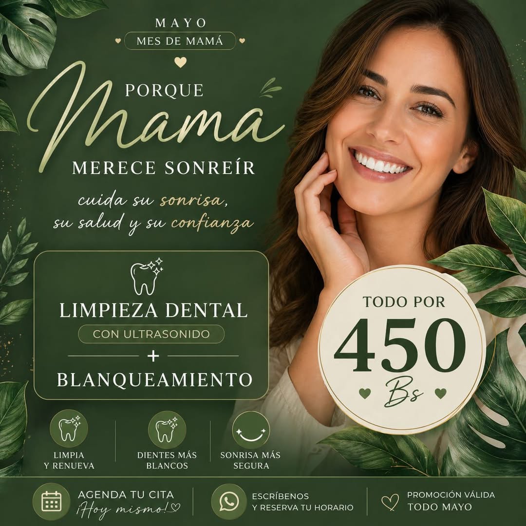 Planeta Dental: Promoción Mes de Mamá con Limpieza y Blanqueamiento Dental