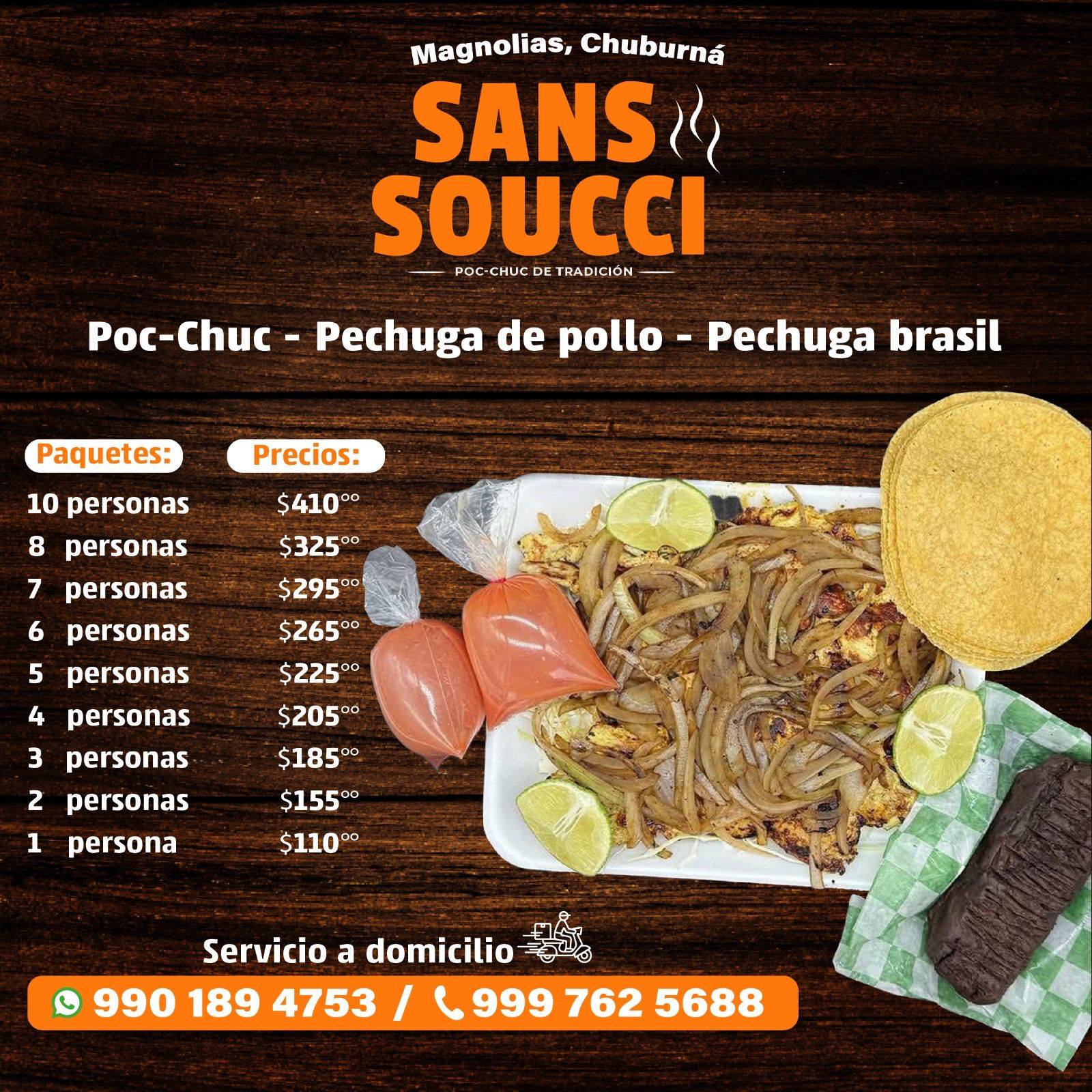 Poc-Chuc de Tradición: Almuerzos y Pollo a Domicilio en Yucatán