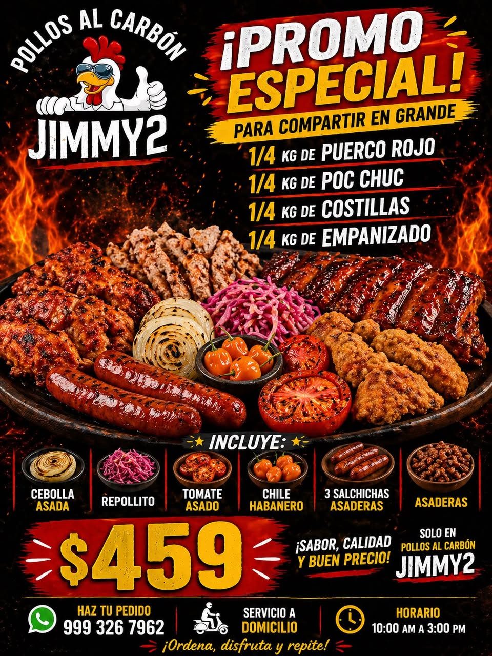 Pollos al carbón Jimmy 2 — Unidad Morelos