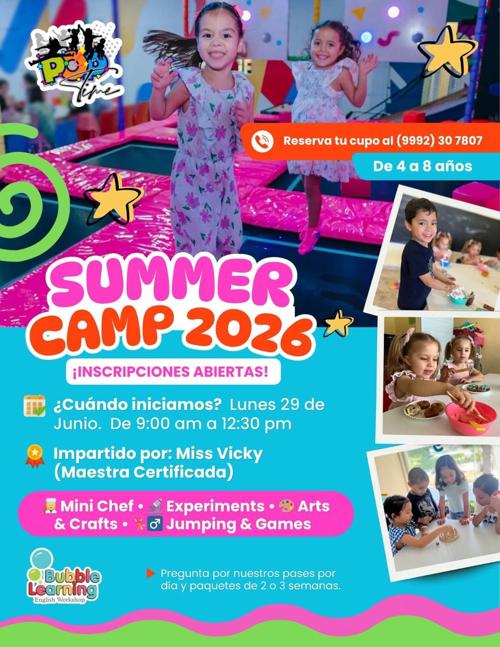 POP TIME Sala de fiestas infantiles Merida — Cholul