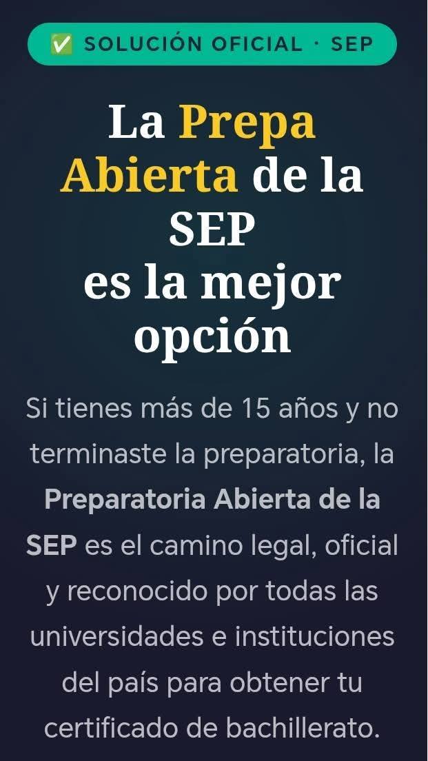 Preparatoria Abierta de la SEP: Camino Legal para Obtener tu Bachillerato