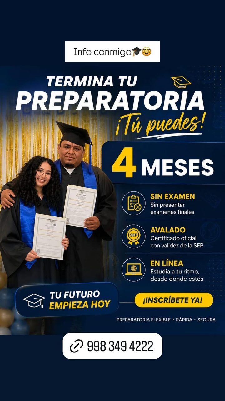 Preparatoria en Línea con Beca y Certificado SEP